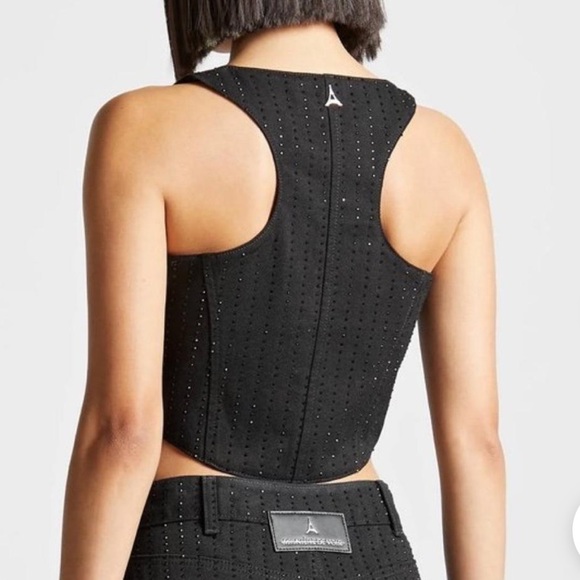 Charcoal grey maniere de voir corset - Picture 3 of 6